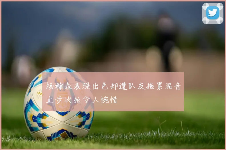 杨瀚森表现出色却遭队友拖累混音止步次轮令人惋惜